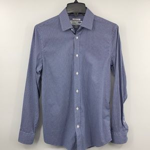 Old Navy Signature Shirt Slim Fit Blue Size Small